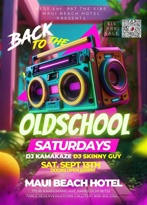 Old School Saturdays Maui Beach Hotel, Maui Beach Hotel, Kahului, 13 ...