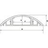 FPM-3-1BE プロテクターモール フソー化成 テープ無し ベージュ色 3号タイプ 長さ1000mm FPM-3-1BE 【通販モノタロウ】