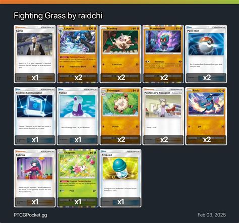 Fighting Grass by raidchi - Pokémon TCG Pocket