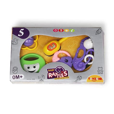 Buy Toyzone Baby Rattles | Colorful Rattles for Little Babies | Cute ...