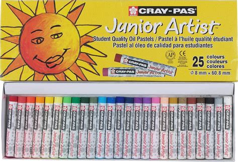 Buy Sakura Cray-Pas Junior Artist Oil Pastels, 25 Count Pack of 1 ...