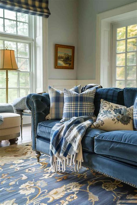 40 Blue Living Room Ideas to Inspire Your Home Decor | Farm house ...