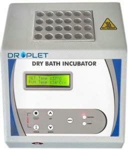 Droplet Laboratory Digital Dry Bath Incubator with 24 Test Tube Block ...