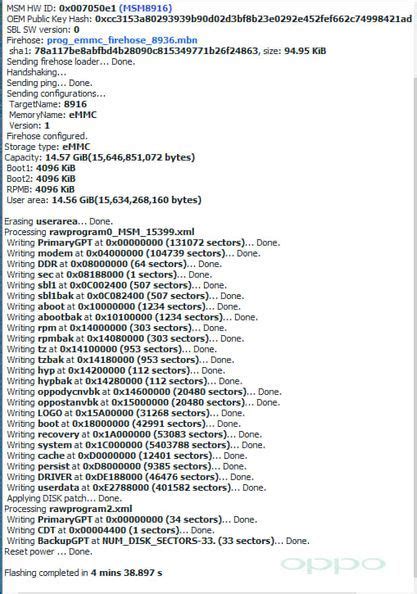 Oppo A37f Flash File 的图像结果
