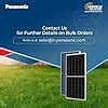 Anchor By Panasonic 550Watt Solar Panel, Non DCR Bifacial Half Cut 144 ...