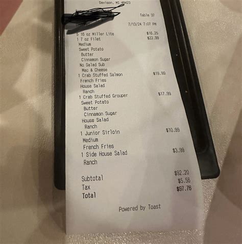 LUCKY'S STEAK HOUSE, Davison - Menu, Prices & Restaurant Reviews ...