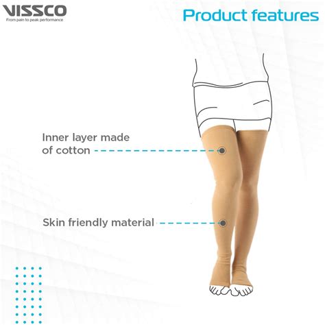 Buy VISSCO VARICOSE VEIN STOCKINGS FOR LEG COMPRESSION TO IMPROVE BLOOD ...
