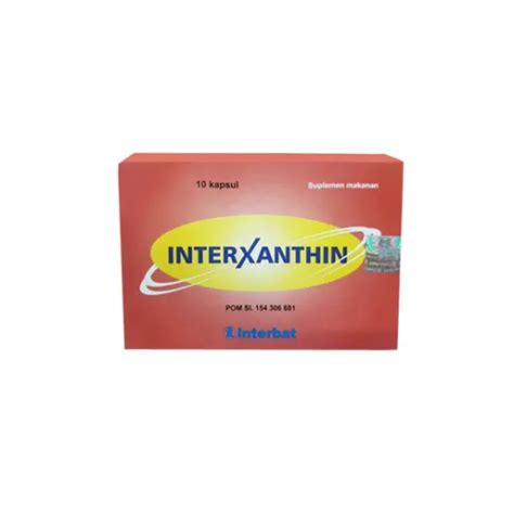 Interxanthin 10 Kapsul - Alodokter Shop
