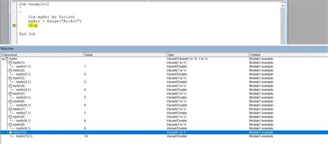 Image result for VBA Add Array