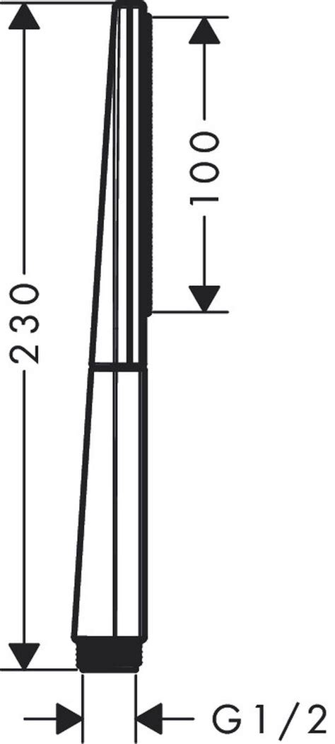 hansgrohe Hand showers: Rainfinity, 1 spray mode, Item No. 26867000 ...