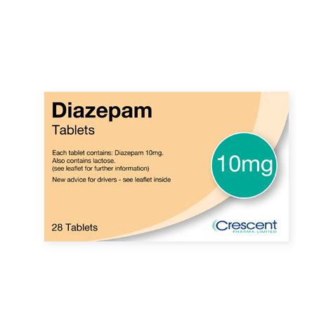 Diazepam 10mg Tablets – Crescent Pharma