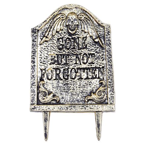 Tombstone Lawn Stake Gold - Gone but not Forgotten 1pc – Itsy Bitsy