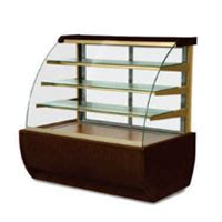 Display Counter Curve Glass