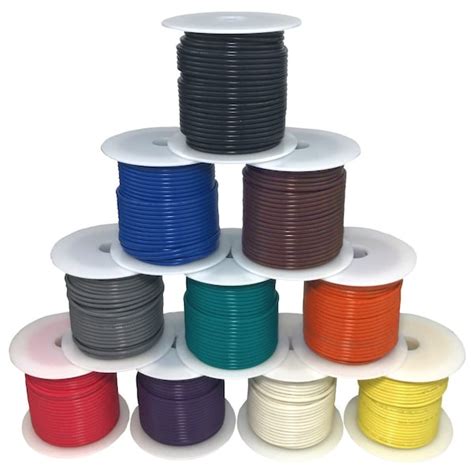 Remington Industries 10 AWG Gauge UL3173 Stranded Hook Up Wire Kit ...