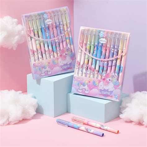 Set of 12 Erasable pens – GOKIDDEEGIFTHUB