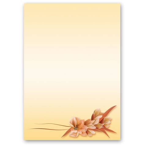 Briefpapier BLÜTENBLÄTTER | DIN A5 Format 250 Blatt online kaufen | P
