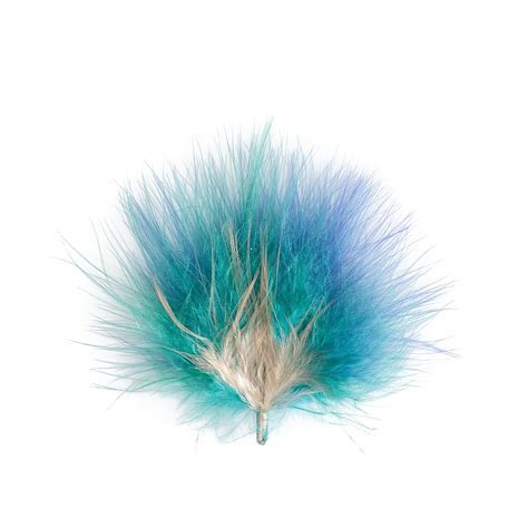 Buy Puppylocks Aquatica Fuzzy Feather Fur Extension, Short, Teal/Blue ...
