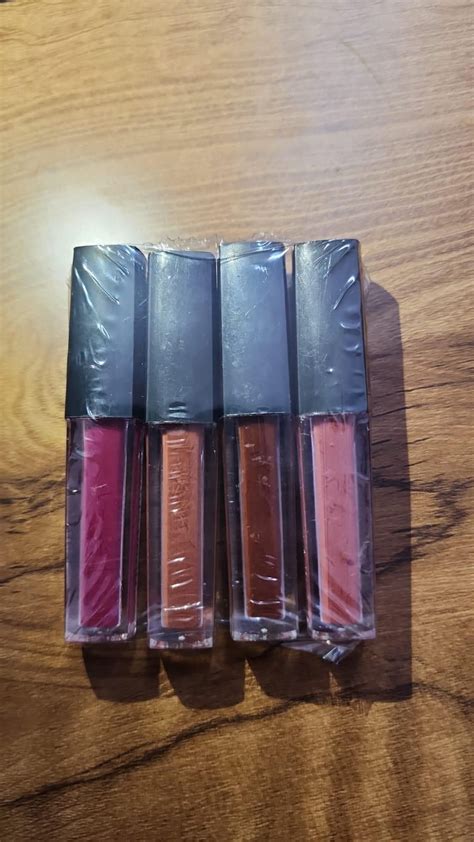 Nude Red Edition Different Shades Liquid Lipstick Set of 4 (16ml ...