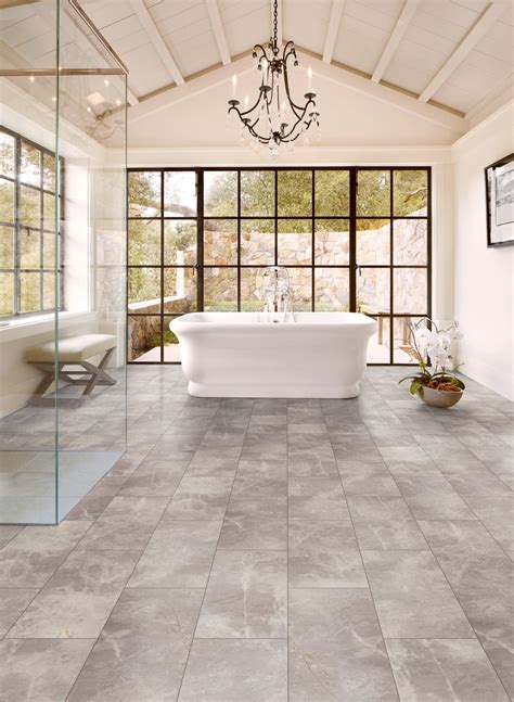 SMARTCORE Andes Greystone Gray Stone look 20-mil x 12-in W x 24-in L ...