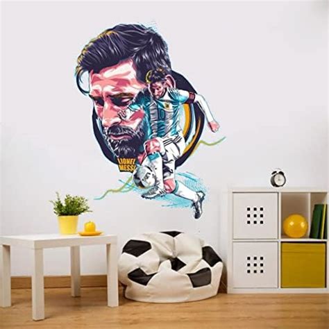 Art Kafe Lionel Messi Wall Sticker : Amazon.in: Home & Kitchen