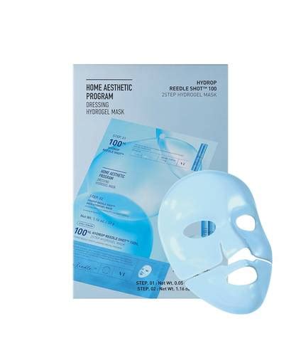 A Hydrop Reedle Shot 100hl 2-step Hydrogel Mask - maccaron