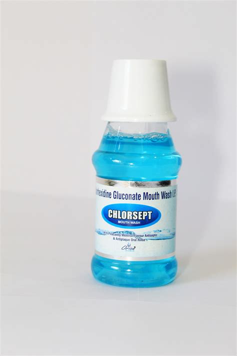Chlorsept Chlorhexidine Gluconate Mouth Wash Oral Rinse, Packaging Type: Bottle, Packaging Size ...