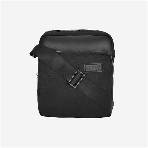 Buy Safari Rubic Sling Bag With Strap Black Online