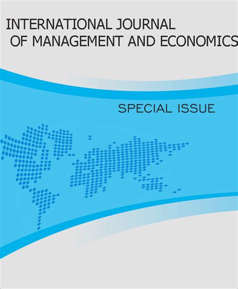 Research Paper | International Journal Of Management And Economics