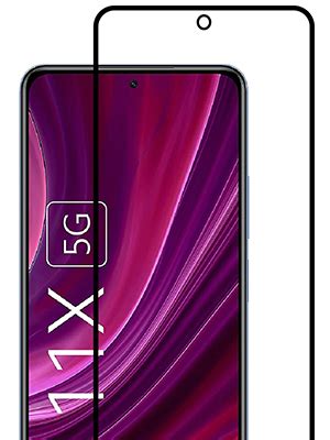 Tough Lee Tempered Glass Screen Guard for Mi 11x 5G / Mi 11x Pro 5G ...
