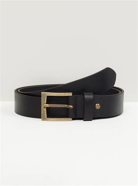 Buy Men Textured Casual Leather Belt Online at just Rs. 699.0 ...