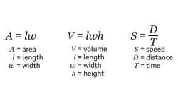 Write and construct formulae - Year 7 PDF Download