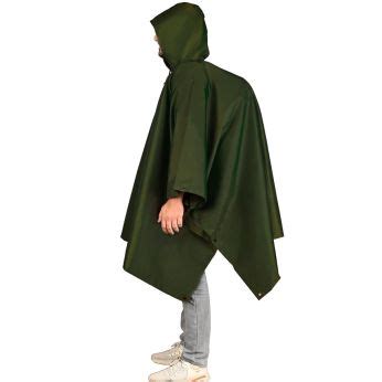 Hacer Unisex Military Rainwear: Foldable And Heavy Duty Poncho Jackets