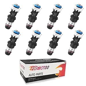 FIREMOTOO Fuel Injectors set of 8 Compatible with Chevy Silverado 1500 ...