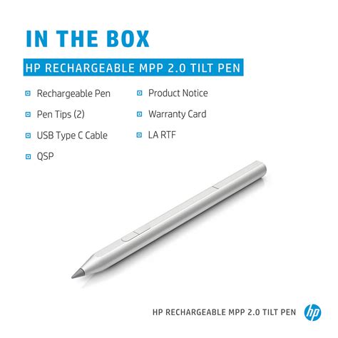 Buy Online HP MPP 2.0 Rechargeable Tilt Pen USB-C 30 Days Battery Life ...