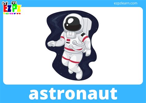 Space Flashcards For Kids and ESL Students - Ezpzlearn.com