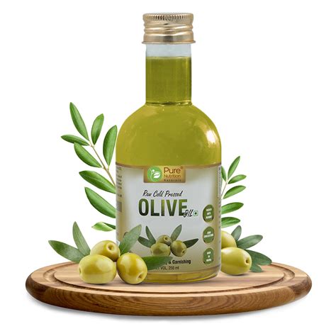 Pure Nutrition Raw Cold Pressed Virgin Olive Oil | 100% Pure & Edible ...