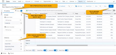Image result for Salesforce Reports Tutorial