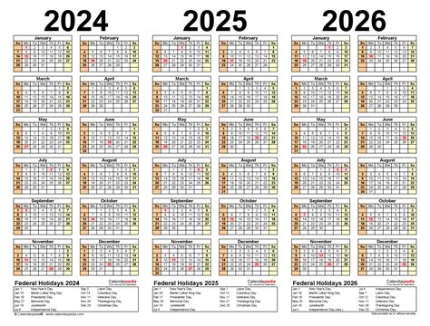 Calendario 2024, 2025, 2026 – calendario.su
