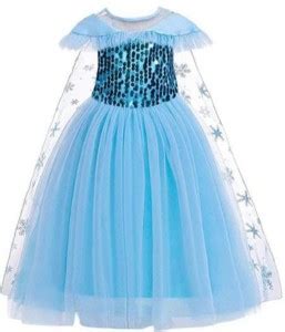 Fancy Flight Elsa dress Princess Fairy Dress Gown with Fronzie Kids ...