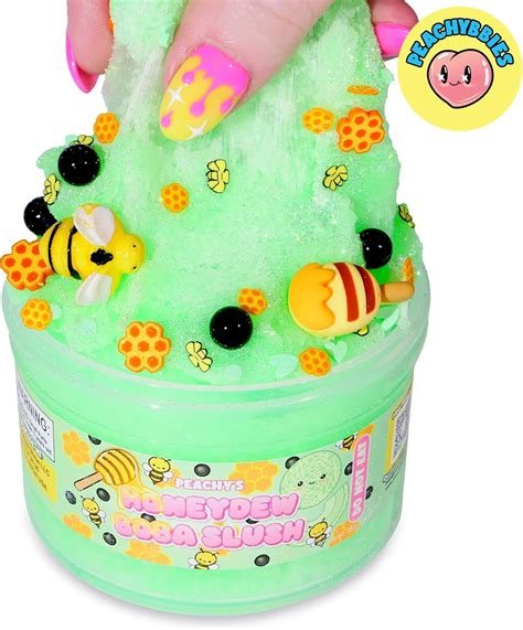 Peachybbies Honeydew Boba Slush Slime, Made in USA India | Ubuy