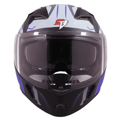 Steelbird Sba 20 09 Black Blue Flip up Helmet – Sparkly Helmets