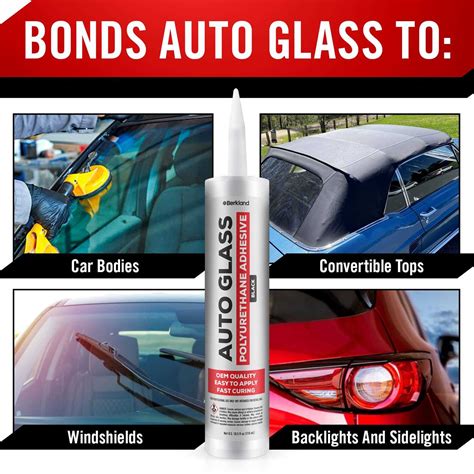 Polyurethane Windshield Adhesive with Fast Curing Formula High Bond Strength Window Sealant ...