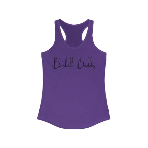 Womens Workout Tank Top Barbell Baddy Womens Tank Gym Tank Top - Etsy