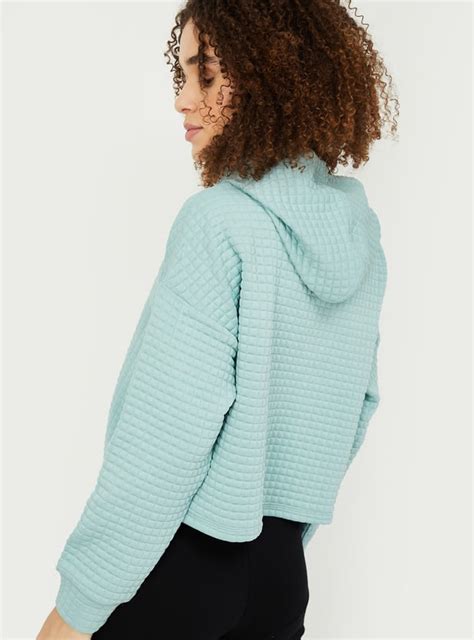 Buy Women Quilted Hooded Sweatshirt Online at just Rs. 799.0 ...