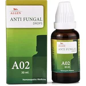 Buy Allen Homeopathy A02 Anti Fungal Drops, 30ml Liquid Medicine Online ...