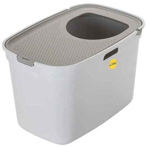 Buy Large Top Entry Cat Litter Tray Extra Deep XL High Sided Covered ...