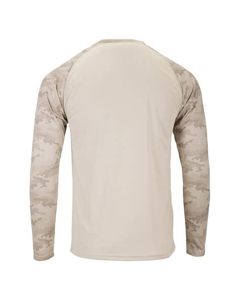 Paragon 216 Cayman Performance Camo Colorblock Long Sleeve T-Shirt - camouflage long sleeve shirt