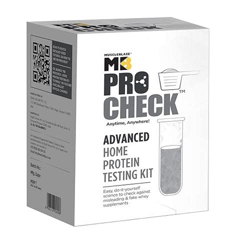 MuscleBlaze ProCheck, Advanced Home Protein Testing Kit, 2 Piece(s ...