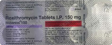 Nicoroxi 150 MG Tablet (10): Uses, Side Effects, Price, Dosage ...