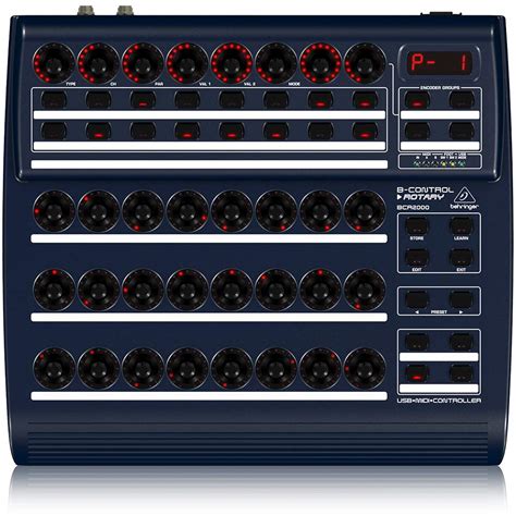 BEHRINGER BCR2000 24-Ch USB MIDI Controller with Touch Pad, USB Cable ...